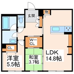 シャーメゾンBloom Stageの物件間取画像